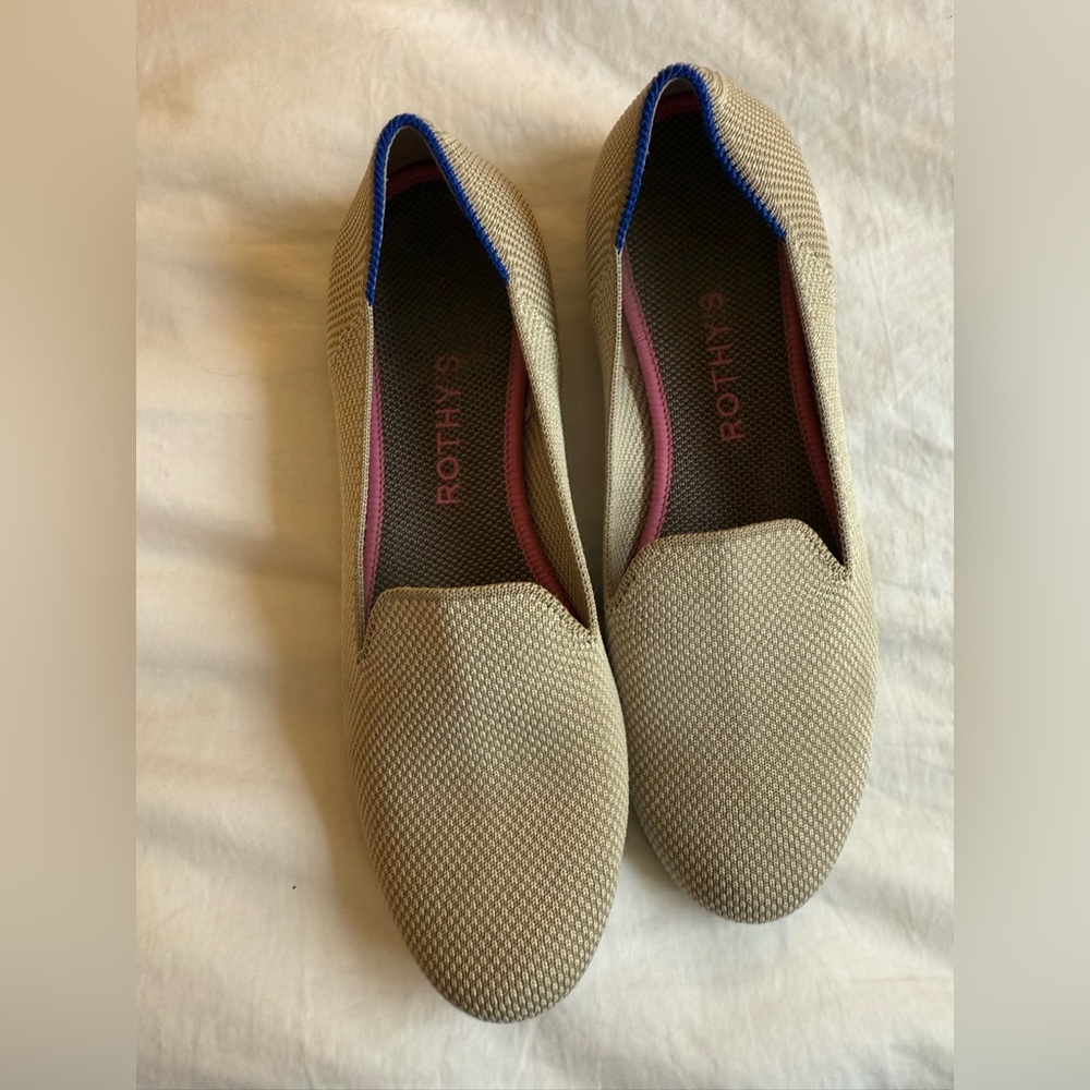 Rothy's Women's Light Gray Loafers